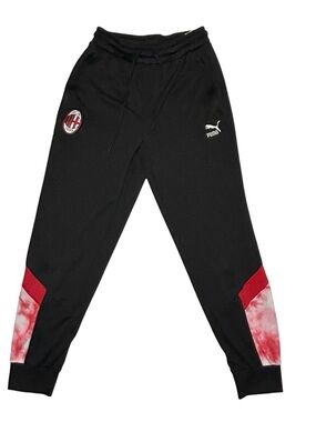AC Milan Puma Mens Size S Joggers Rossineri Soccer Calcio Gym Running Activewear